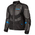Geaca Moto Klim Baja S4 2023 BLACK - KINETIK BLUE